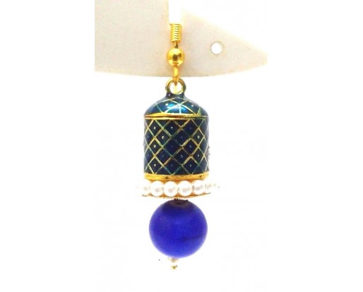 Meenakari Minakari Enamel Jhumka Jhumki Handmade Earring Jewelry Chandelier A119